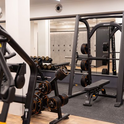 MYGYM PRIME Karlsruhe Foto von der Freihantel Area